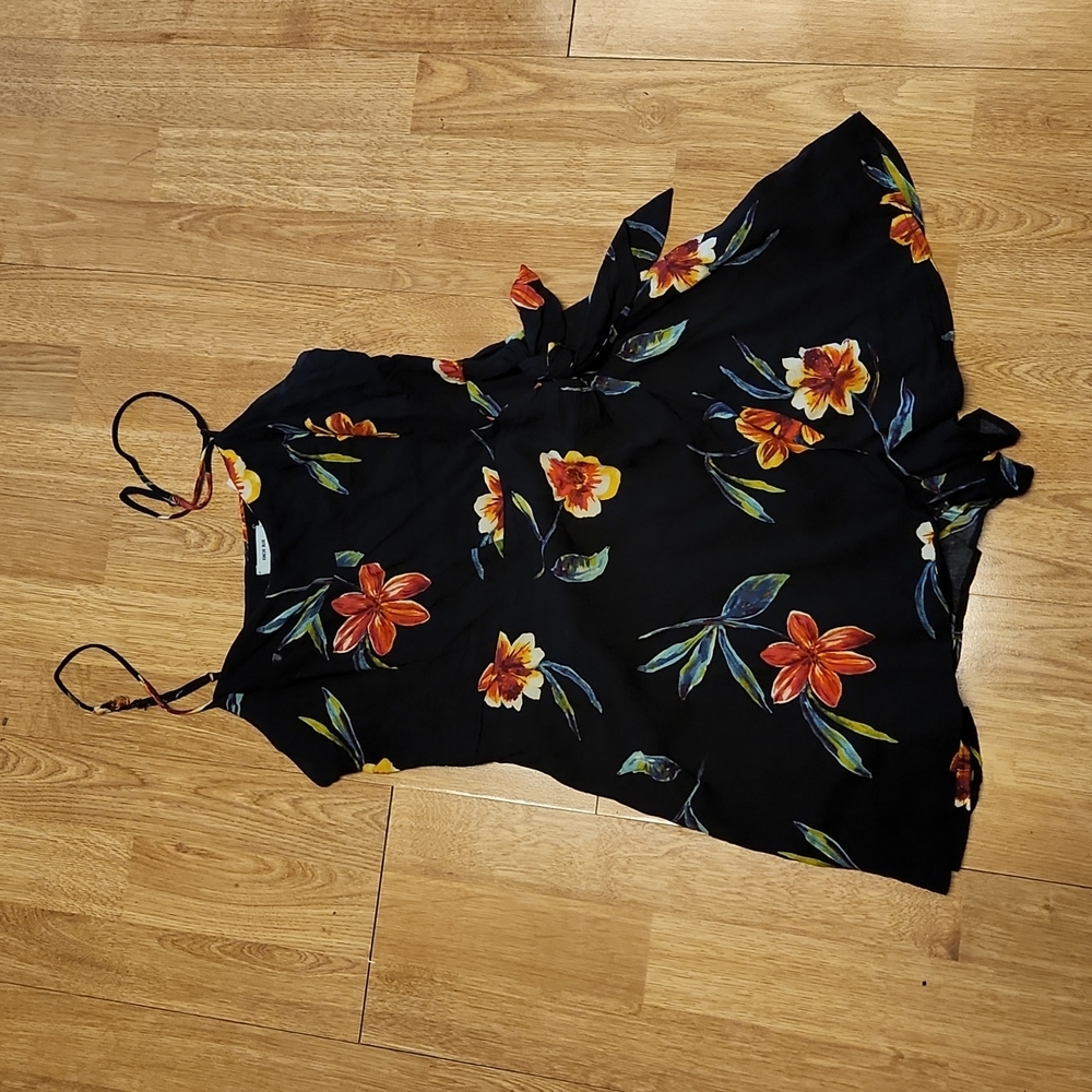 Kimchi Blue tropical print romper sz small
